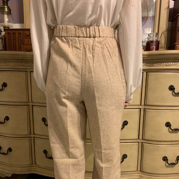 Rare Vintage Size:00 Oatmeal Women’s Trousers - Picture 12 of 14